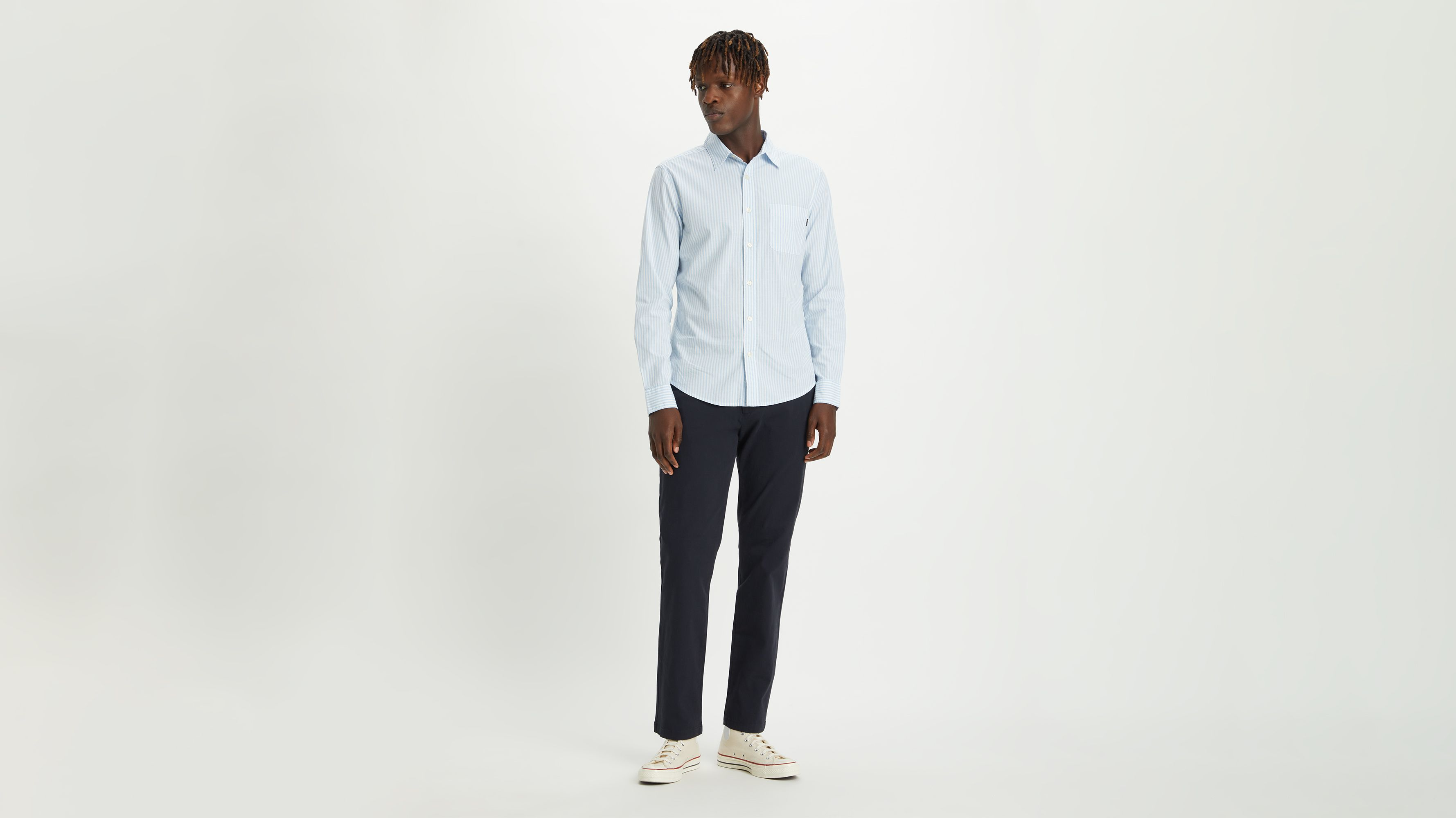 Dockers Crafted Khaki Slim Fit chino homme bleu navy
