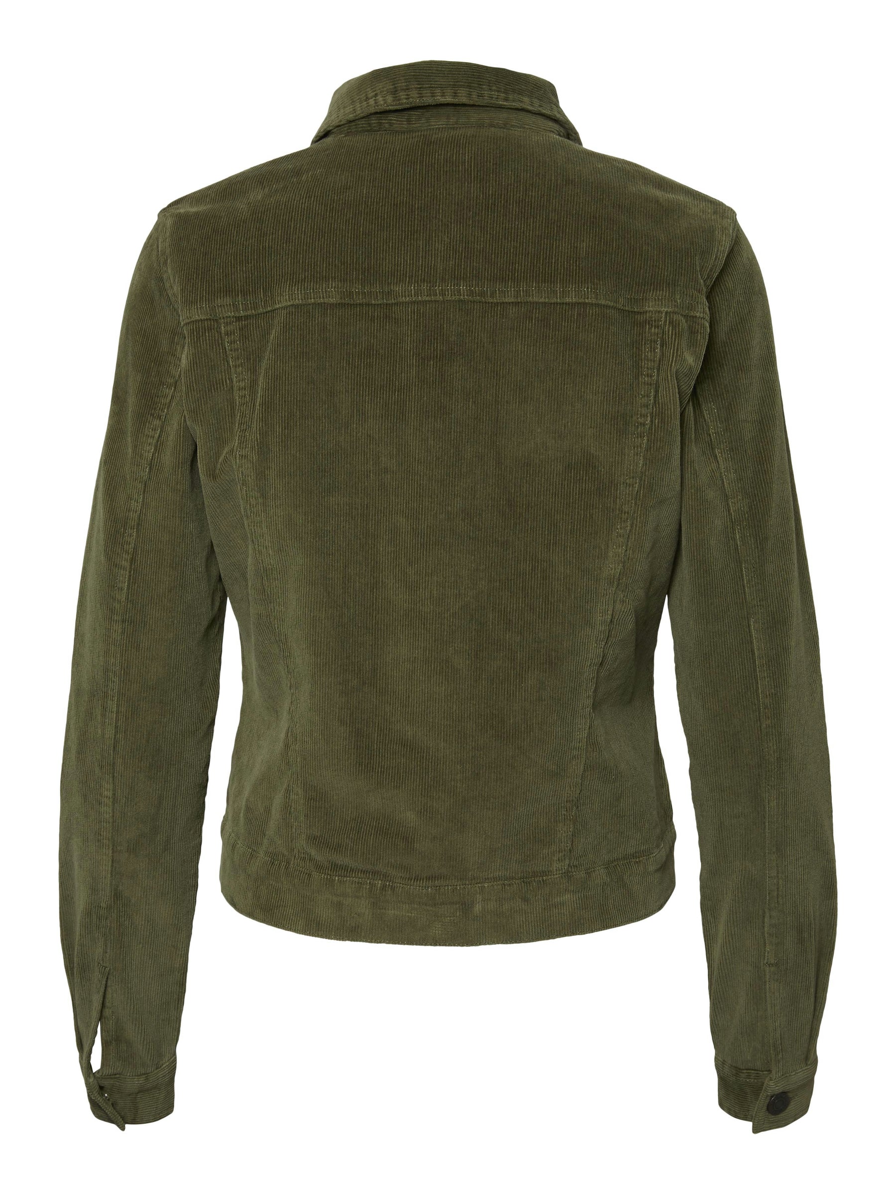 Noisy May veste velours côtelé slim col chemise