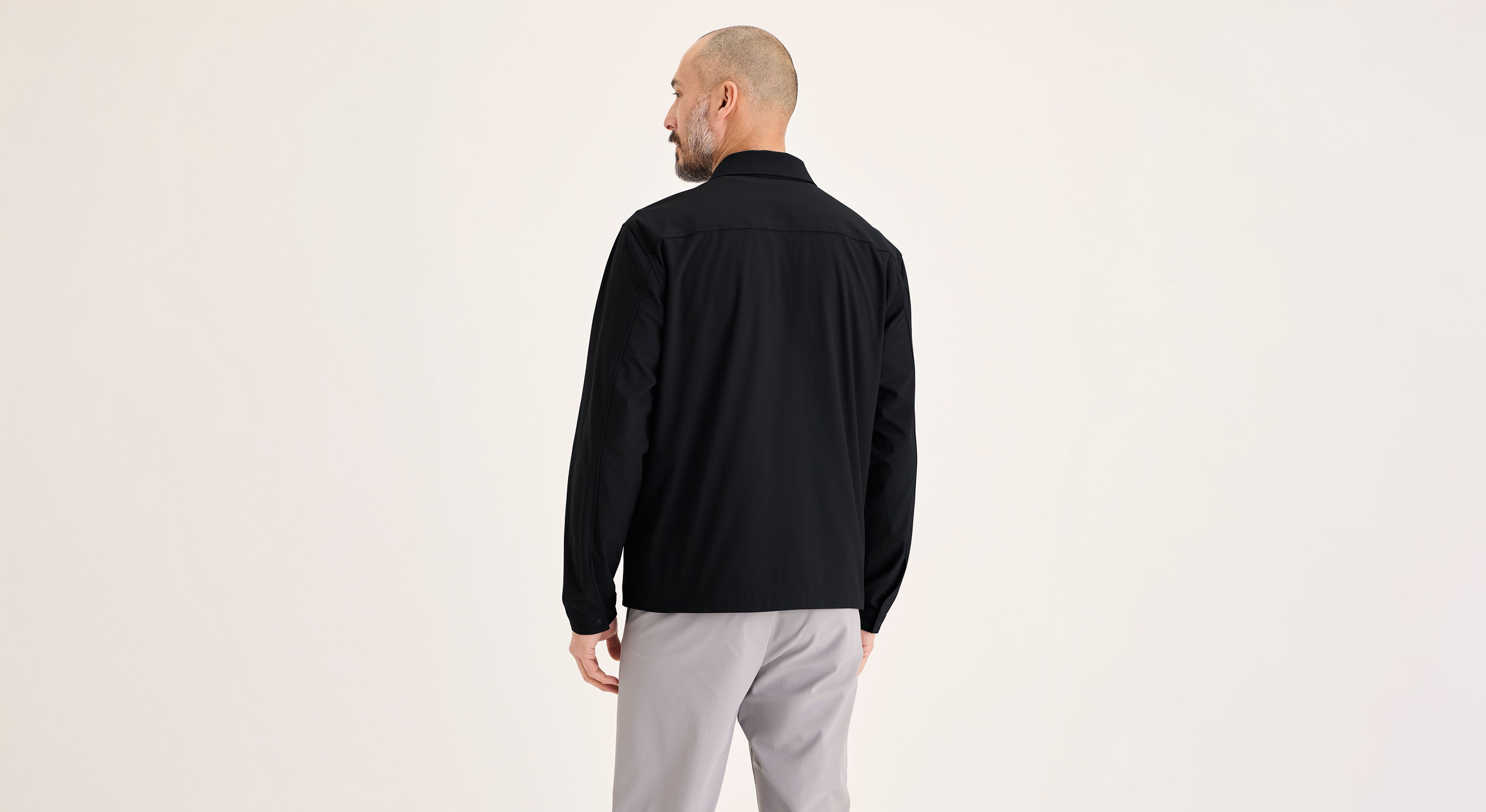 Dockers Go Overshirt Regular Fit surchemise noire coupe droite