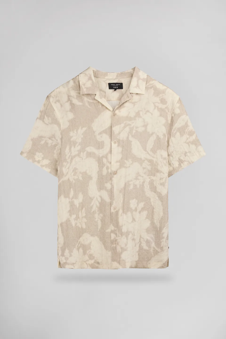 Teddy Smith C-Anders MC chemise hawaienne beige imprime