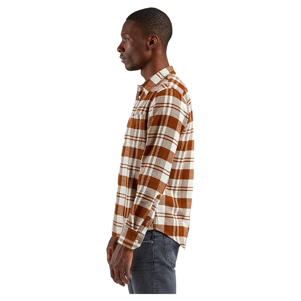 Lee Leesure t-shirt homme Light Umber coton