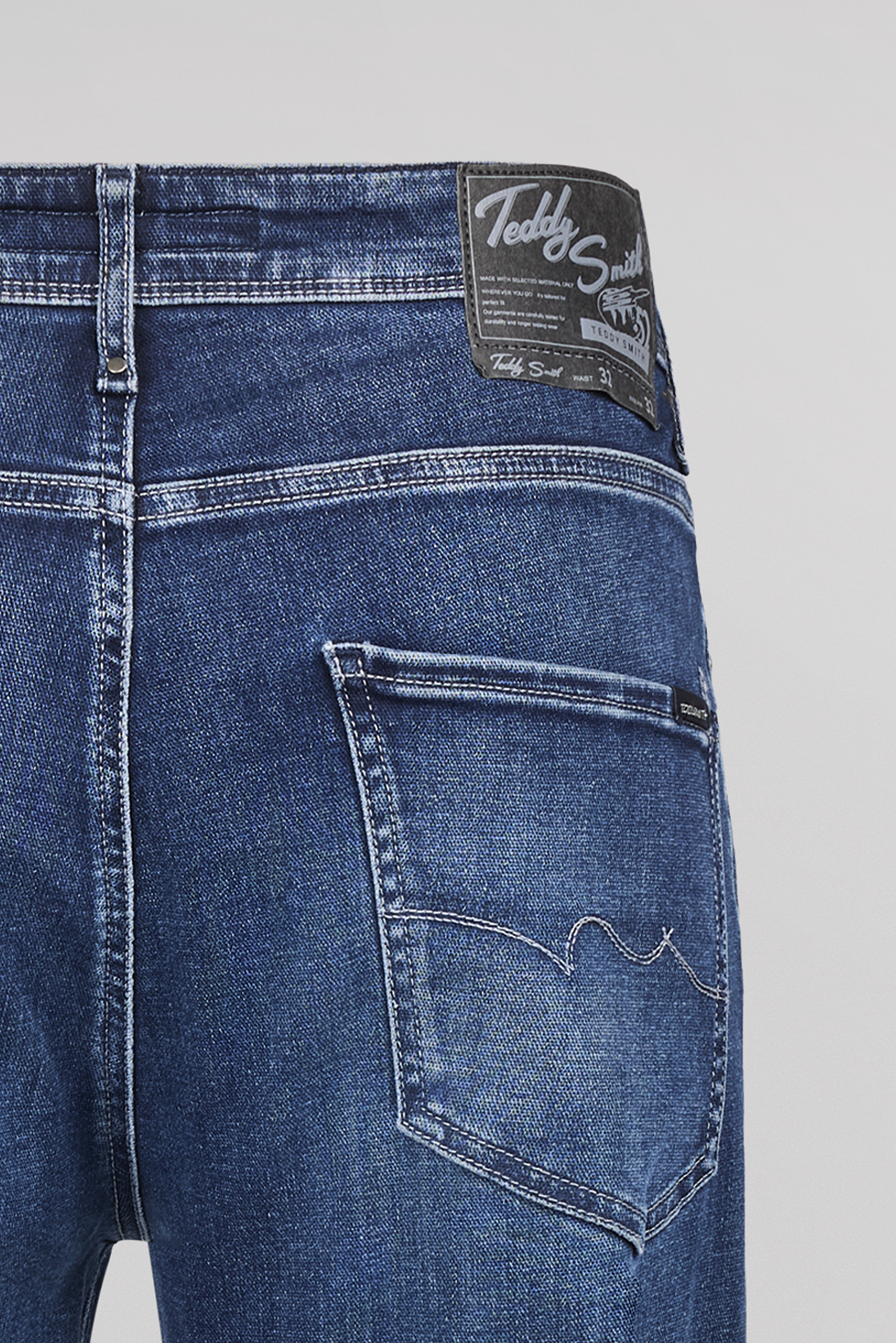 Teddy Smith Reeple jean regular slim L32 old encre