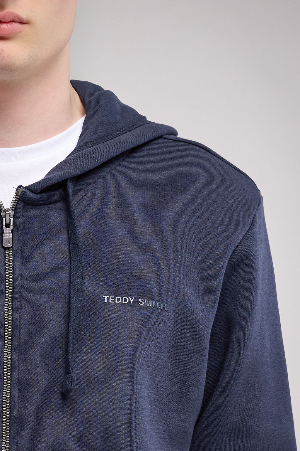 Teddy Smith Giclass Little gilet zippé bleu marine