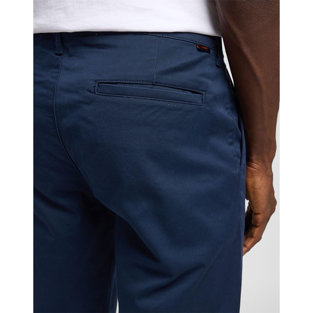 Lee Regular Chino pantalon homme bleu marine 31W/30L coton