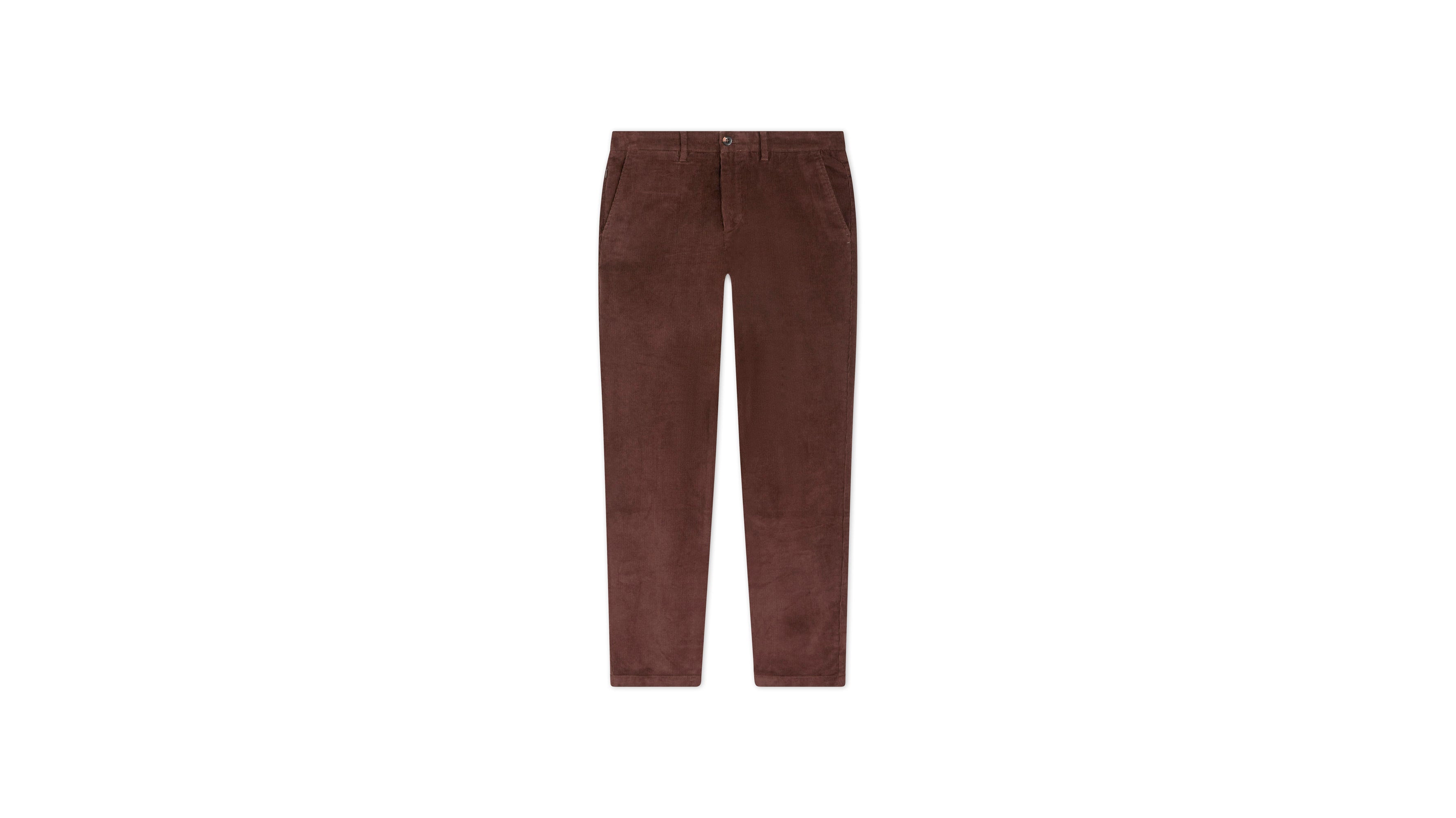 Dockers Crafted Khaki chino slim tapered marron stretch