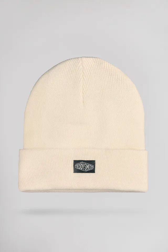 Teddy Smith B-Neo Cream bonnet crème taille unique
