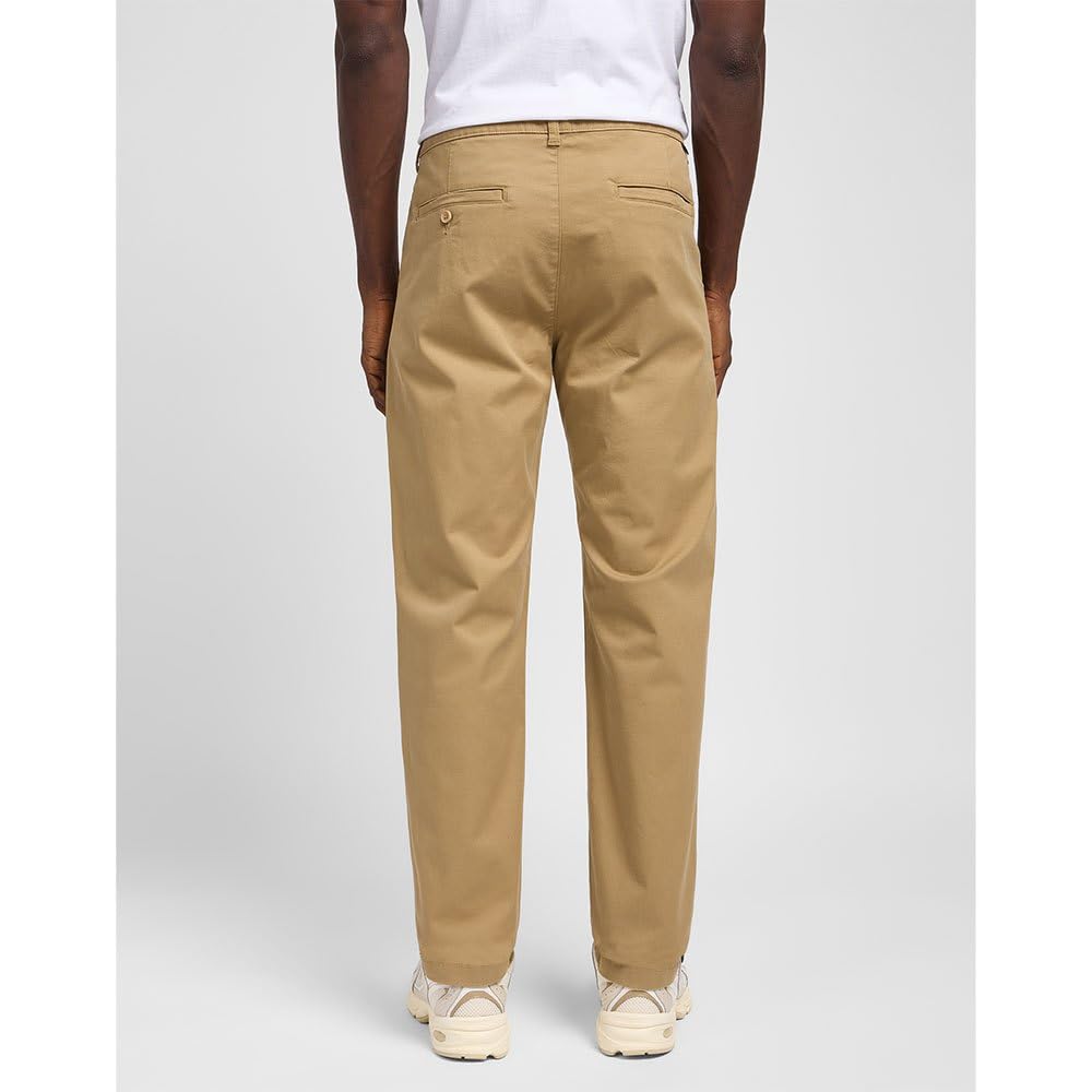 Lee Regular Chino Homme Argile 33W/30L Coupe Droite