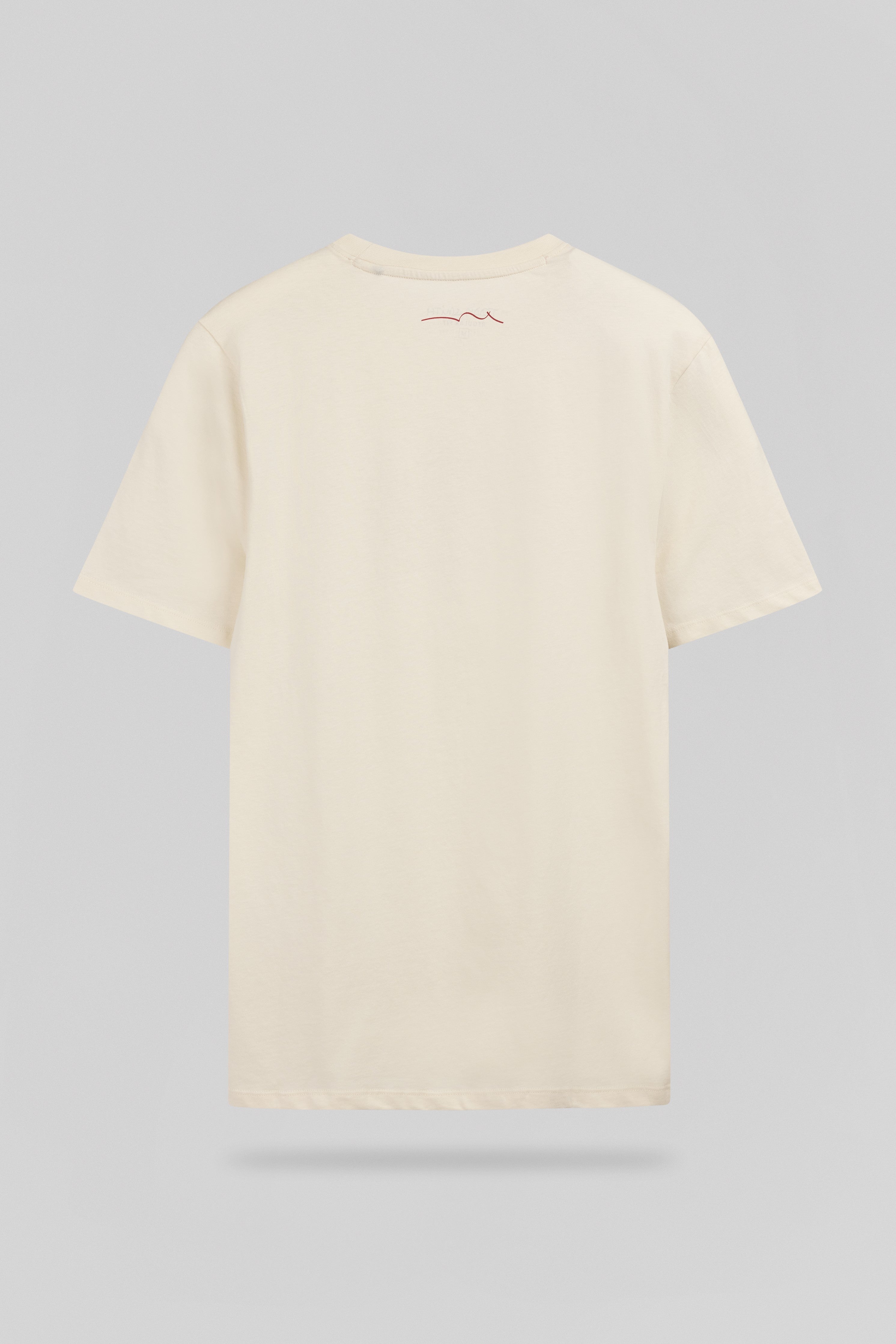 Teddy Smith T-Ares MC t-shirt cream homme