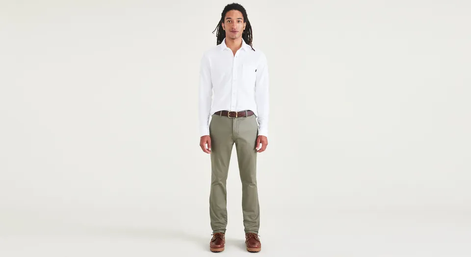 Dockers Original Chino Skinny chino vert camouflage