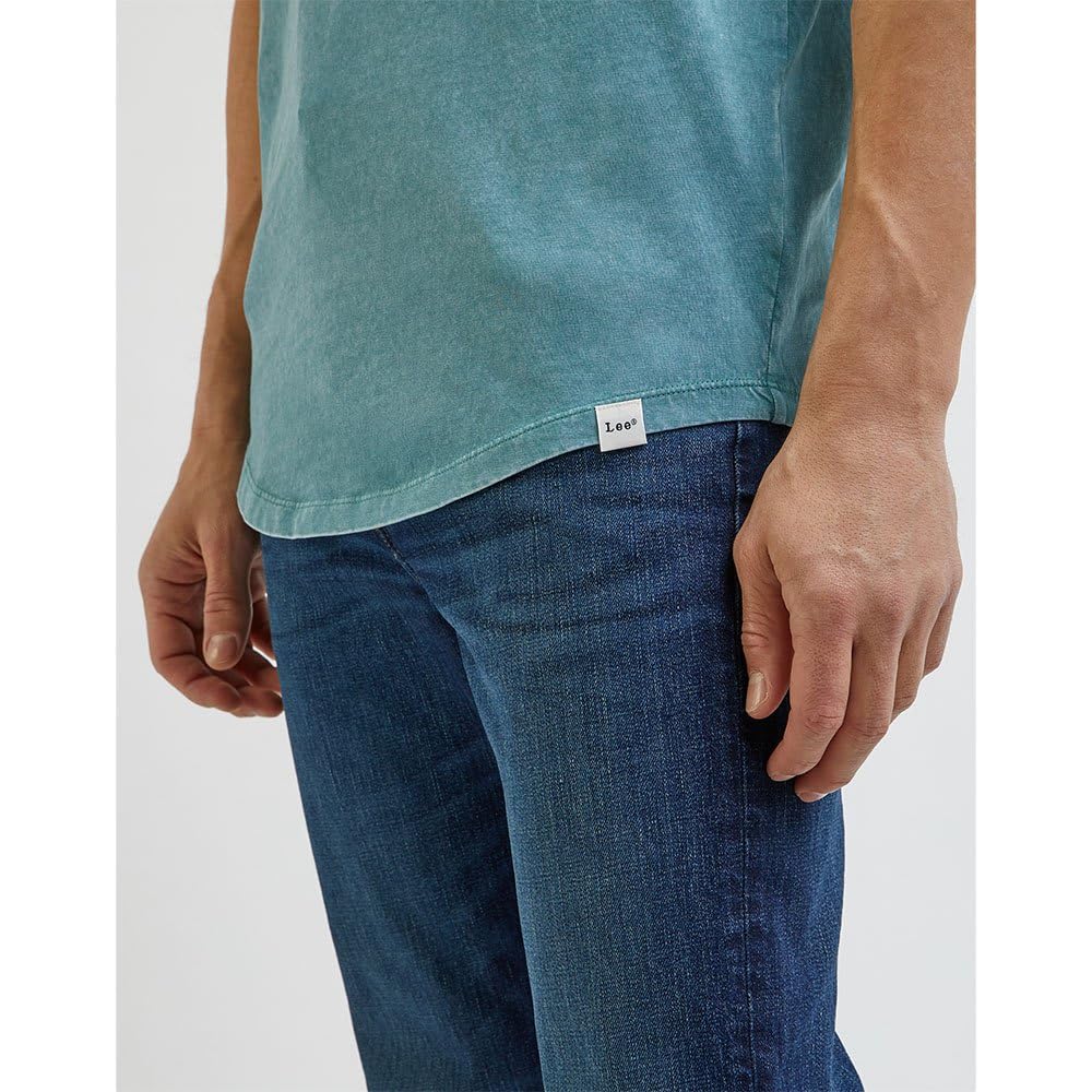Lee Shaped Tee Eden t-shirt vert émeraude coupe regular