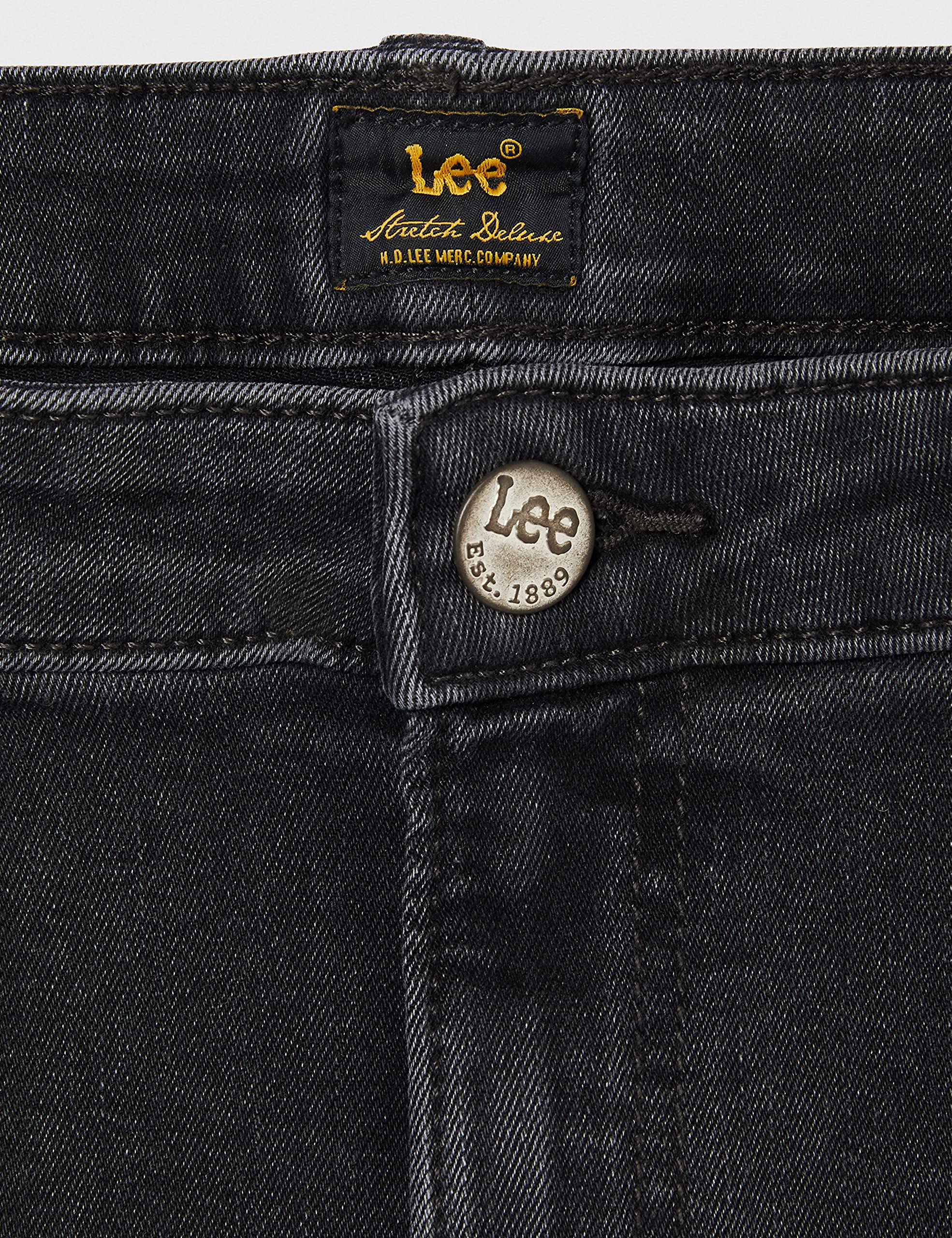 Lee Boyfriend short femme noir grande taille denim