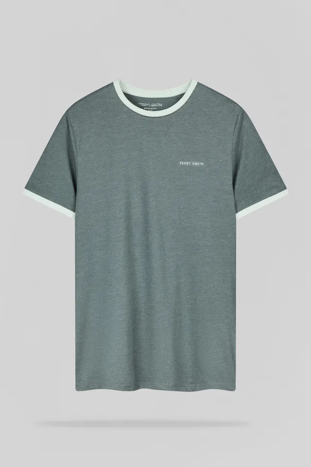 Teddy Smith The Tee 2 t-shirt homme kaki chiné