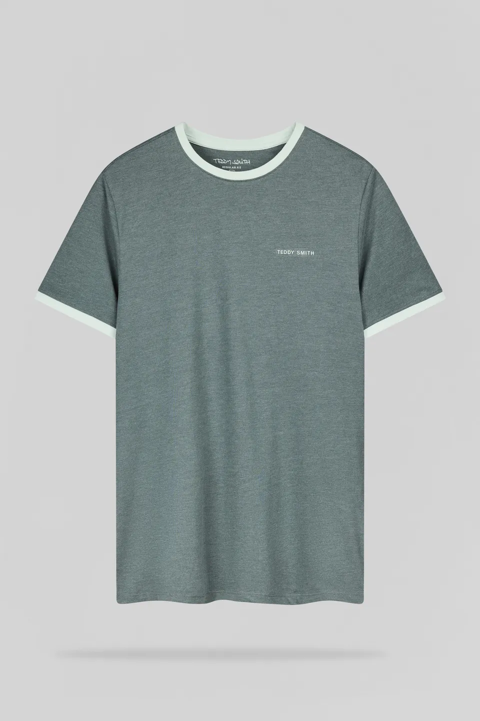 Teddy Smith The Tee 2 t-shirt homme kaki chiné