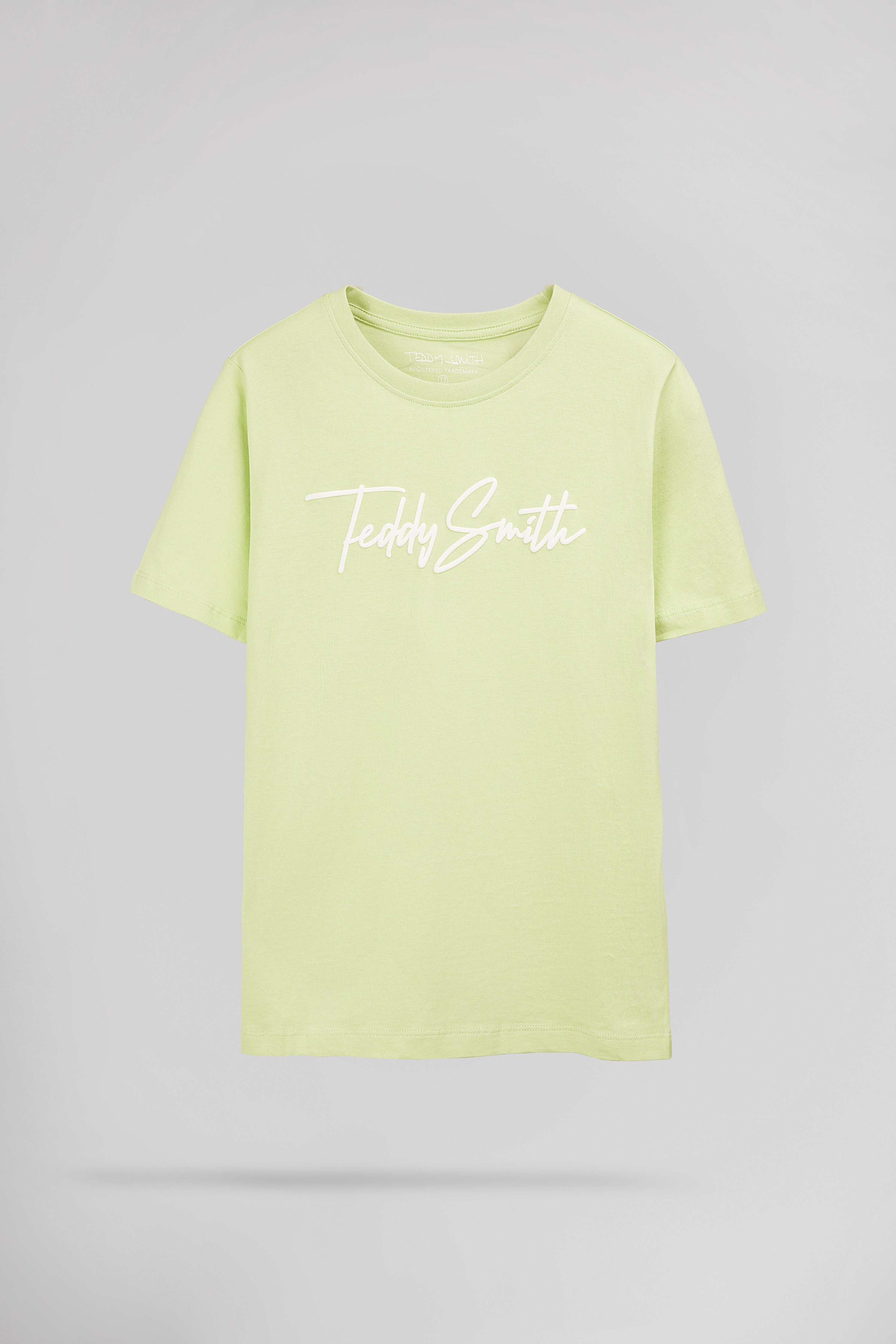 Teddy Smith T-Evan MC JR t-shirt citron pale garcon coton