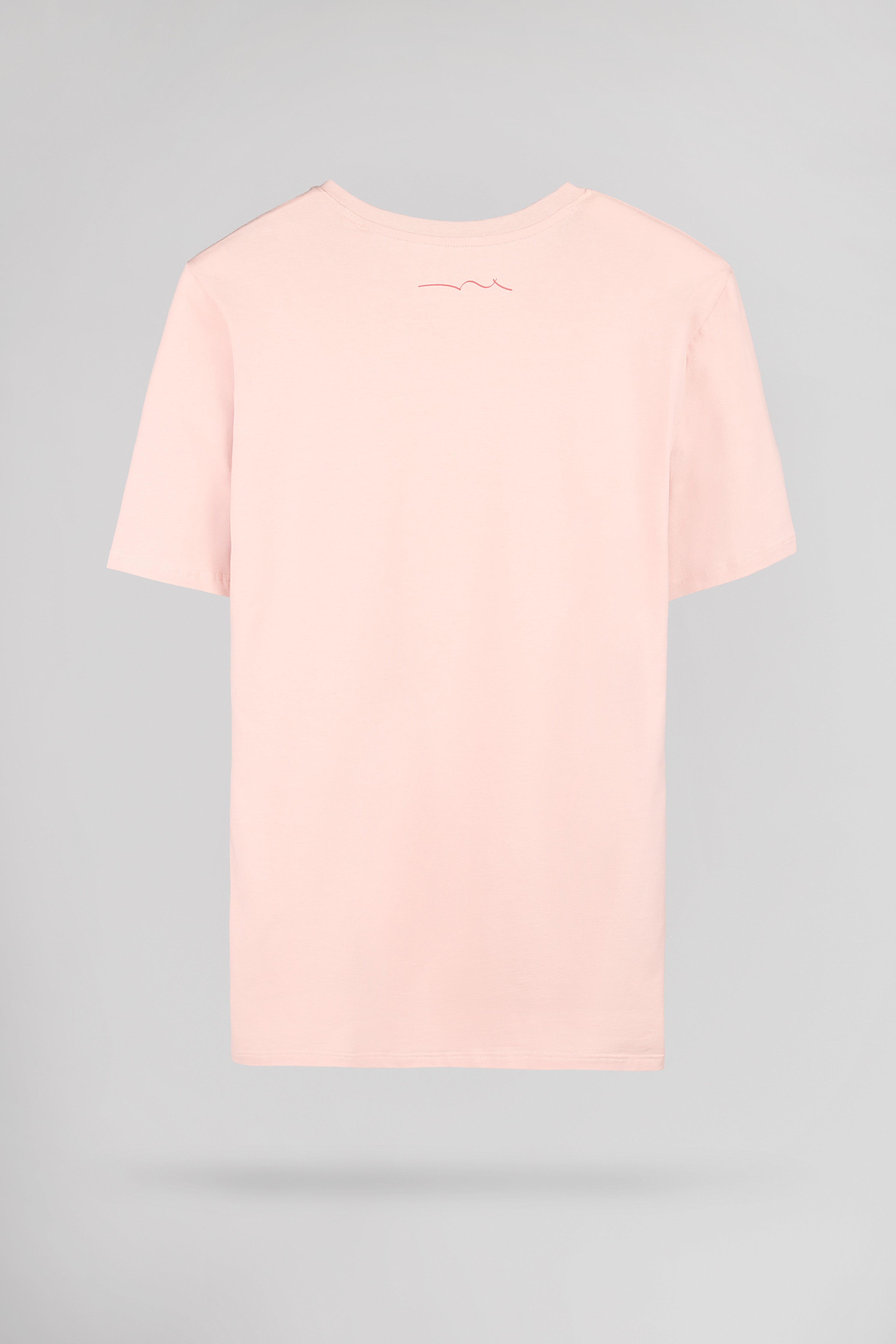 Teddy Smith Tawax 2 MC Rose Pastel t-shirt col V stretch