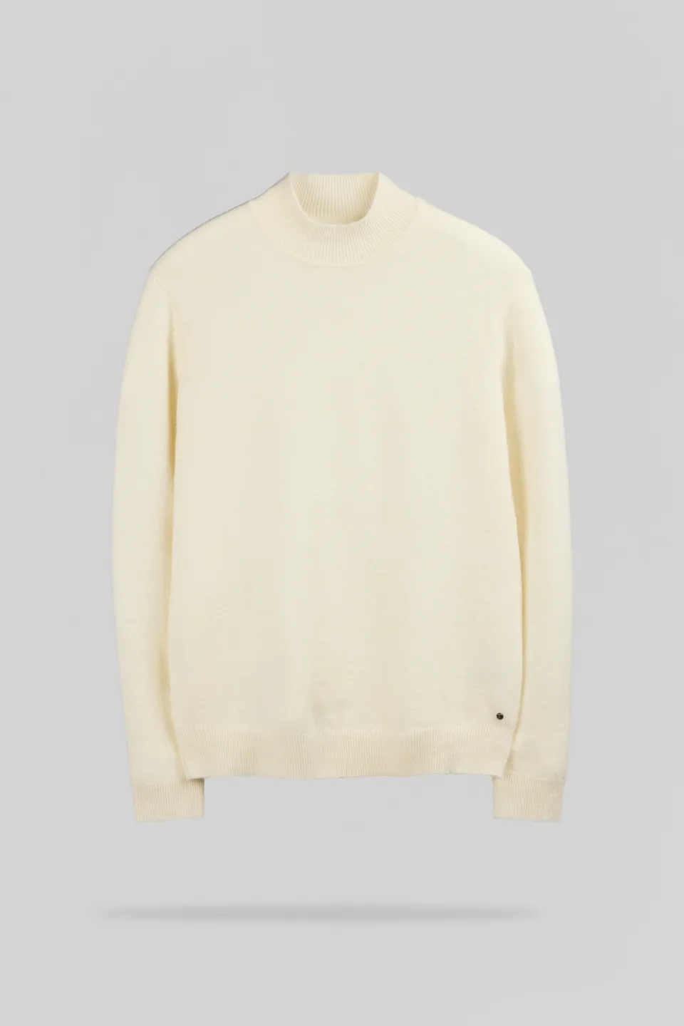 Teddy Smith P-Carter pull col montant naturel laine