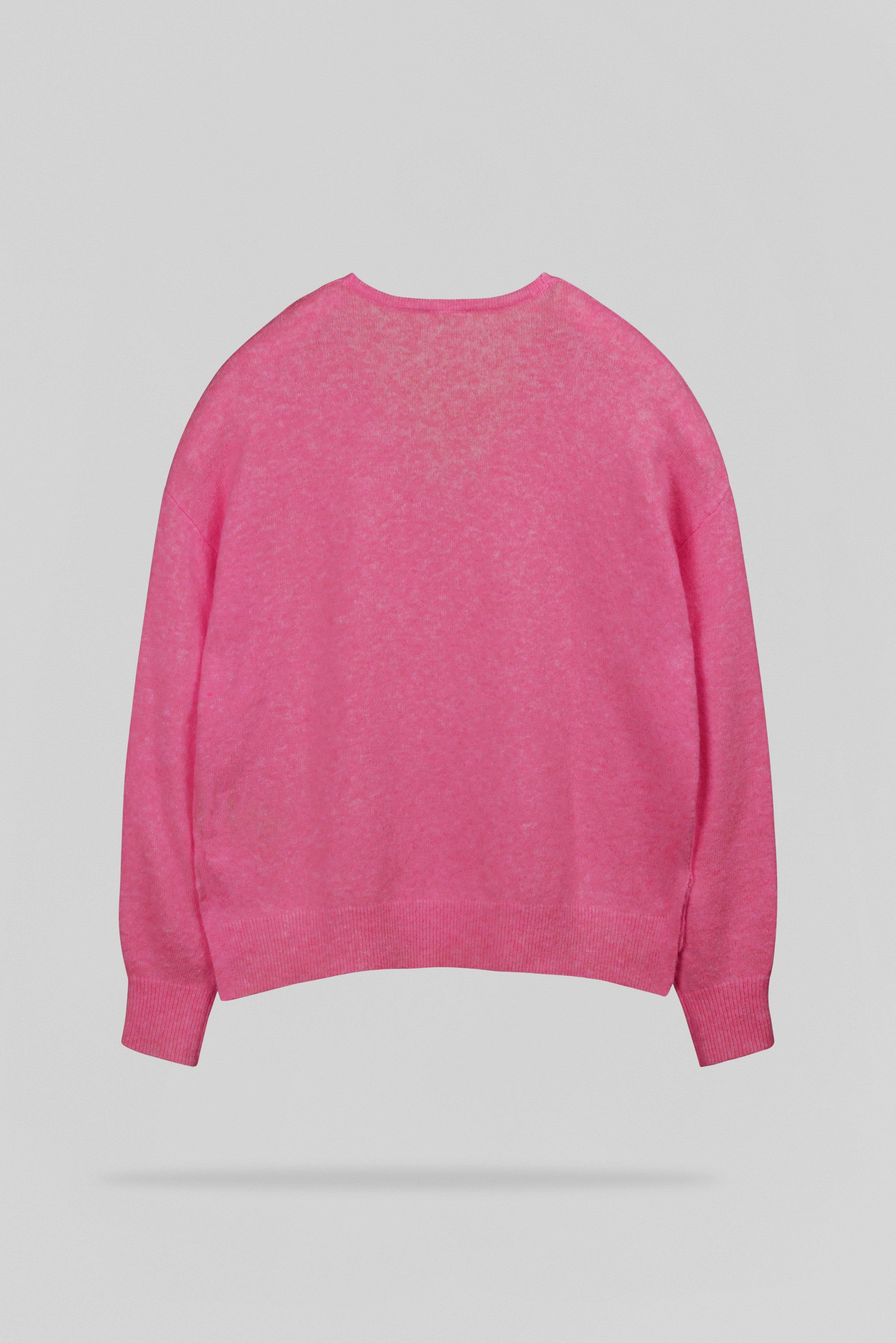 Teddy Smith P-Billie pull femme fushia chiné col V