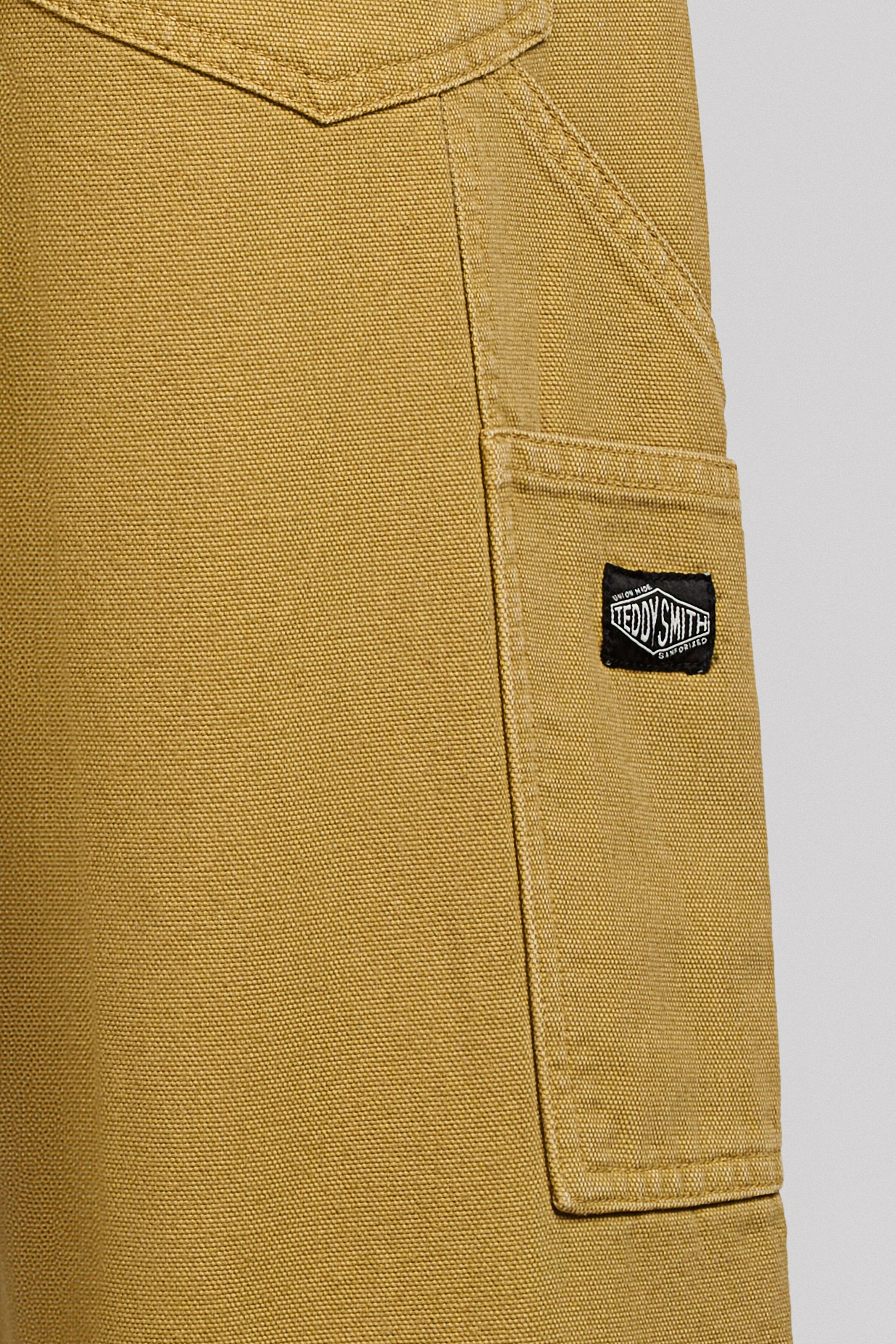 Teddy Smith Carpenter Canva pantalon droit beige coton