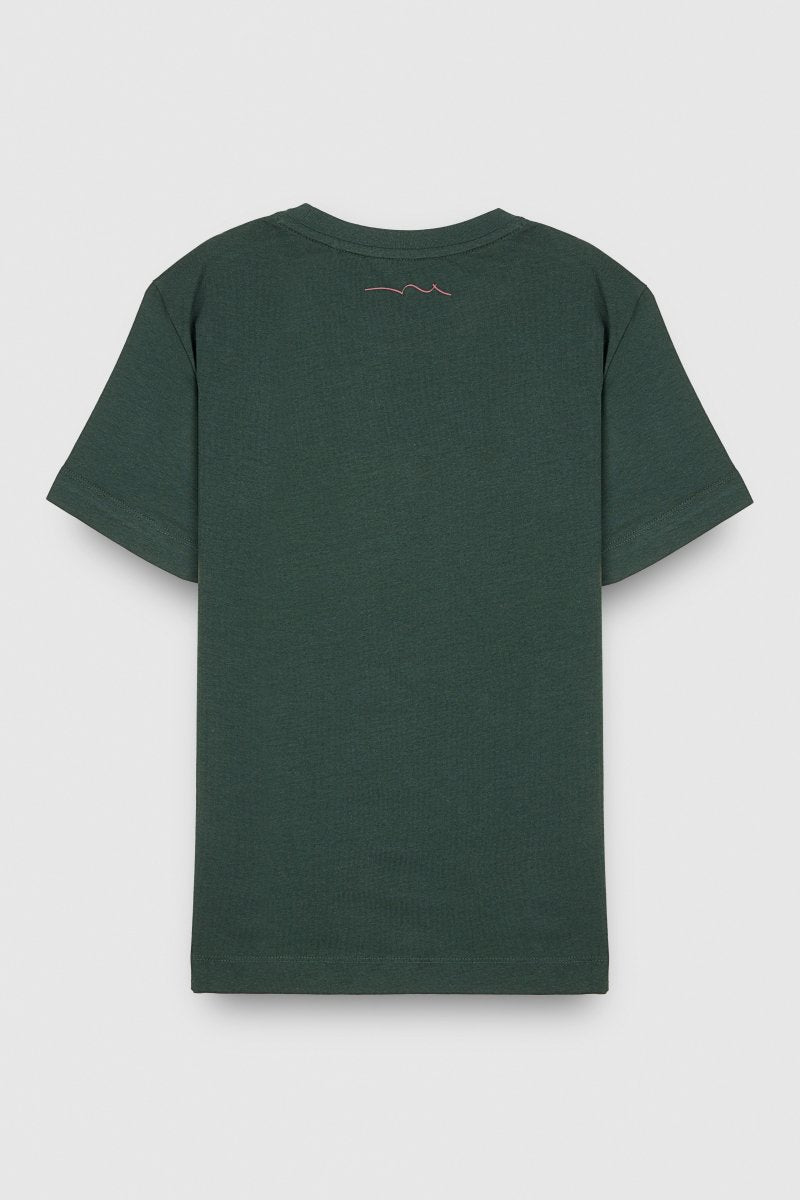 Teddy Smith T-Jim MC t-shirt garçon vert coton