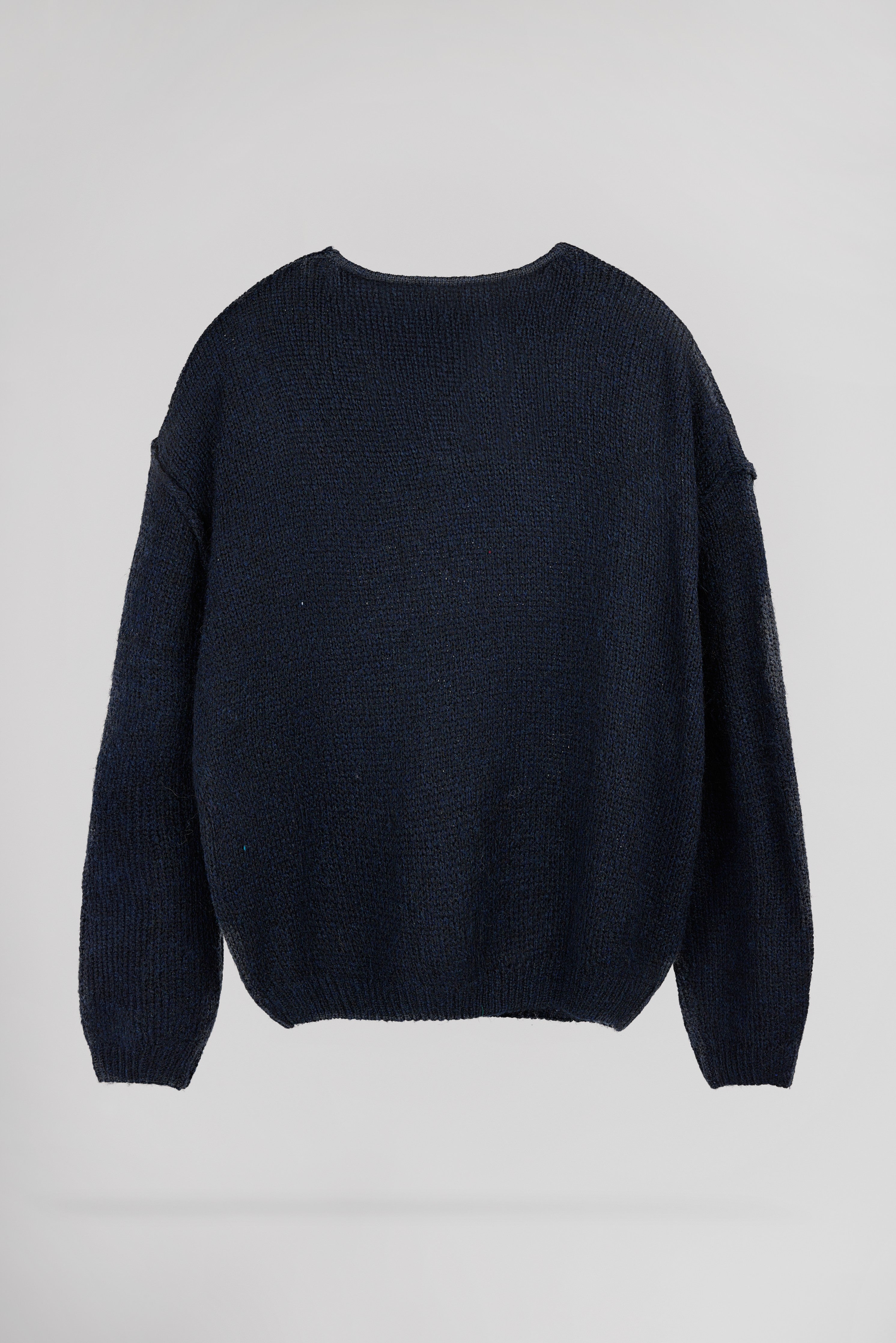 Teddy Smith P-Maggie pull col V femme navy 10% laine