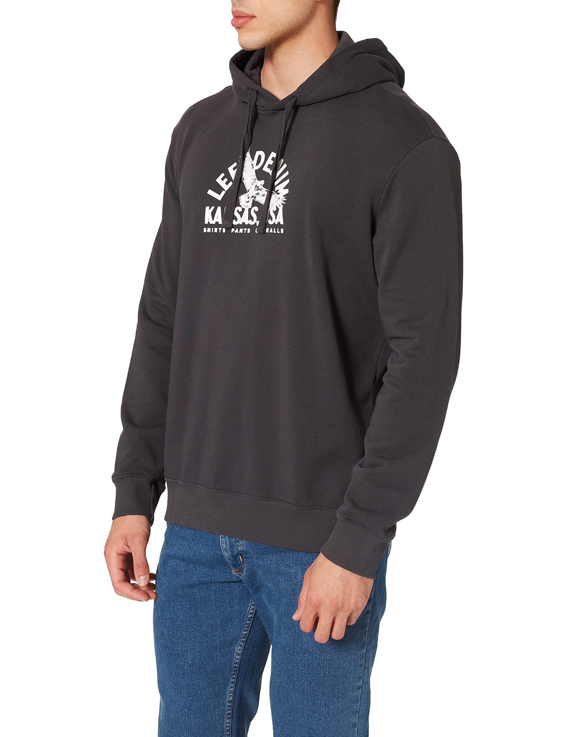 Lee Graphic sweat capuche homme M truffe molleton