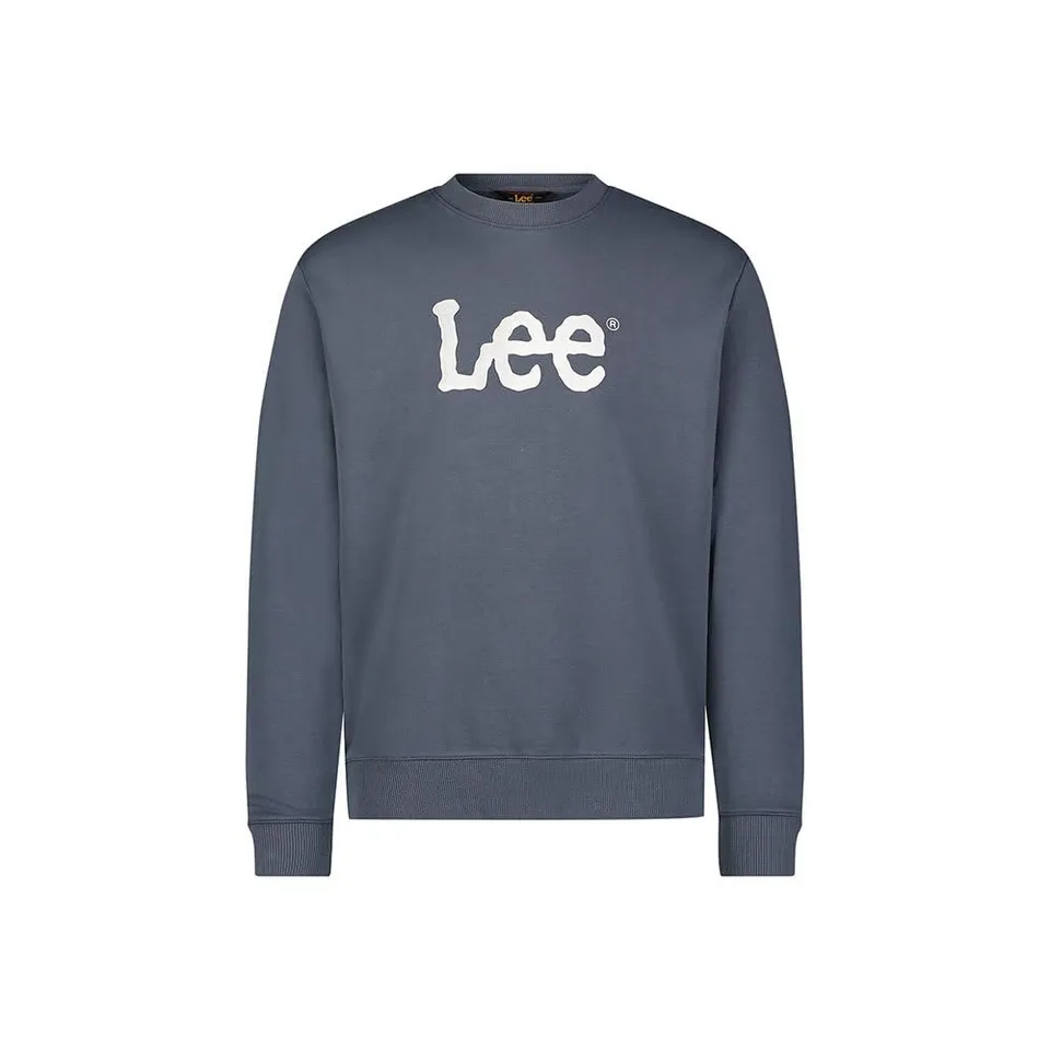 Lee Wobbly Sws sweat homme noir délavé coton
