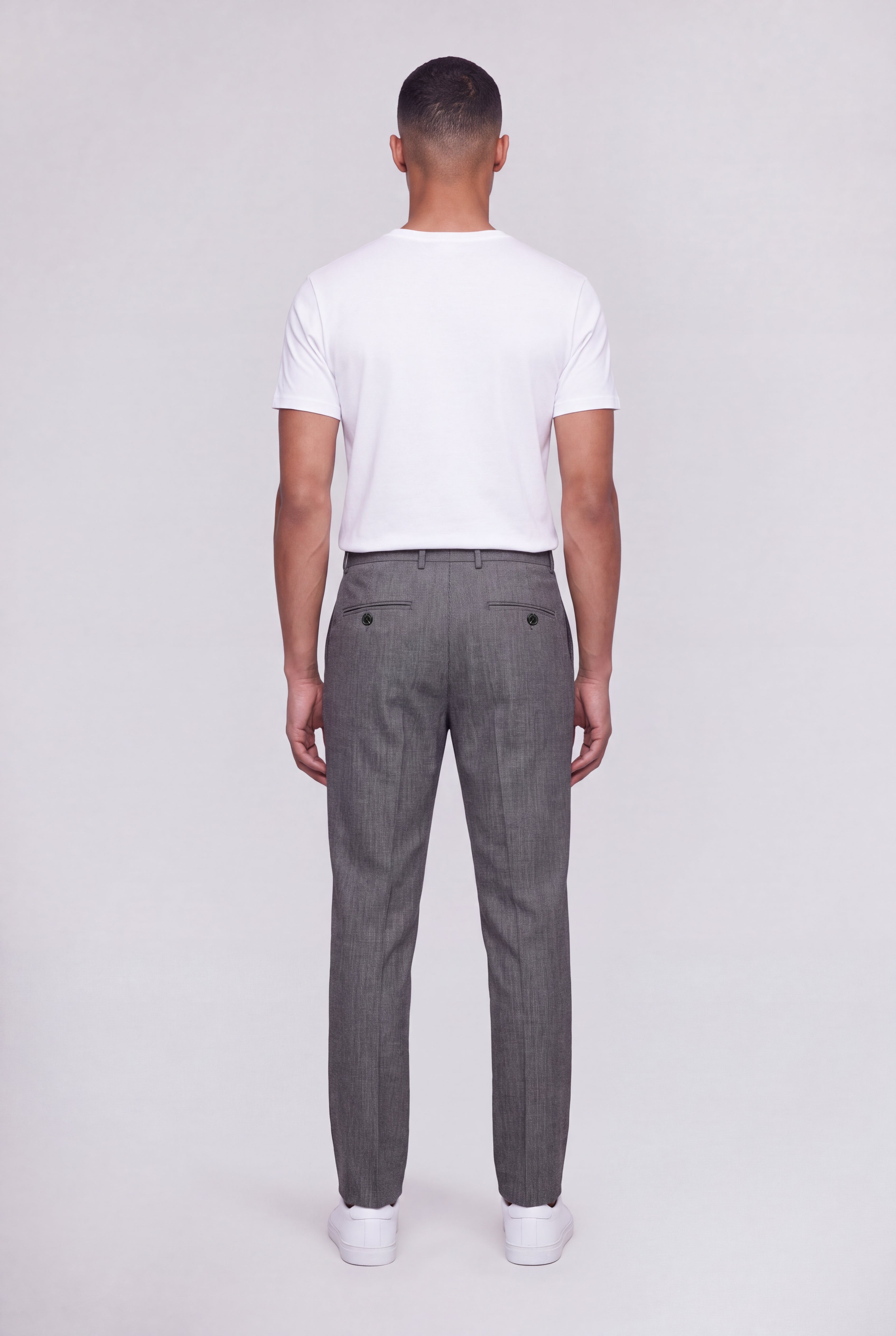 Teddy Smith P-Conrad pantalon ville gris chiné stretch